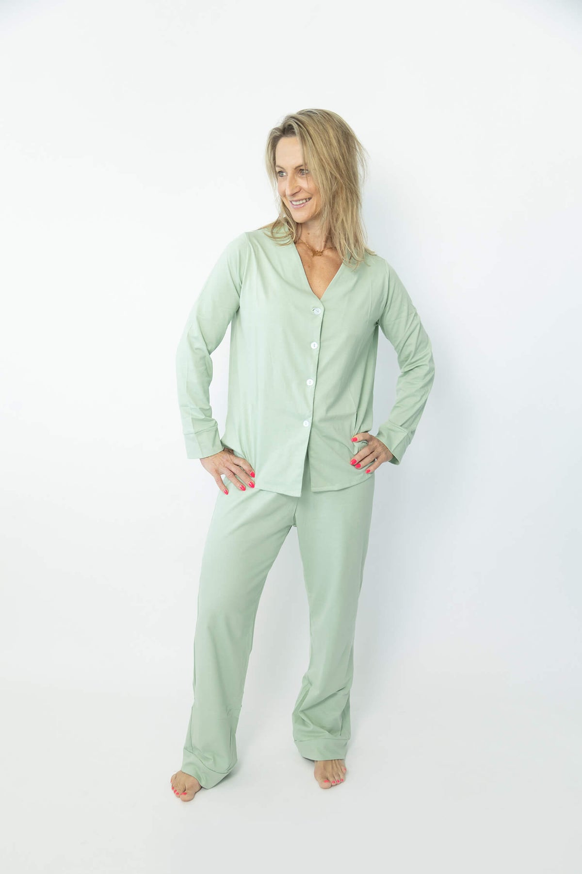 Ladies: The Classic Pyjama Set-NEW